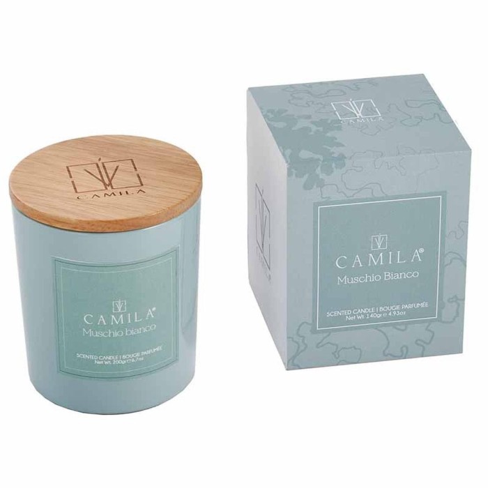 CANDELA 140GR. 7.5X8H MUSCHIO BIANCO